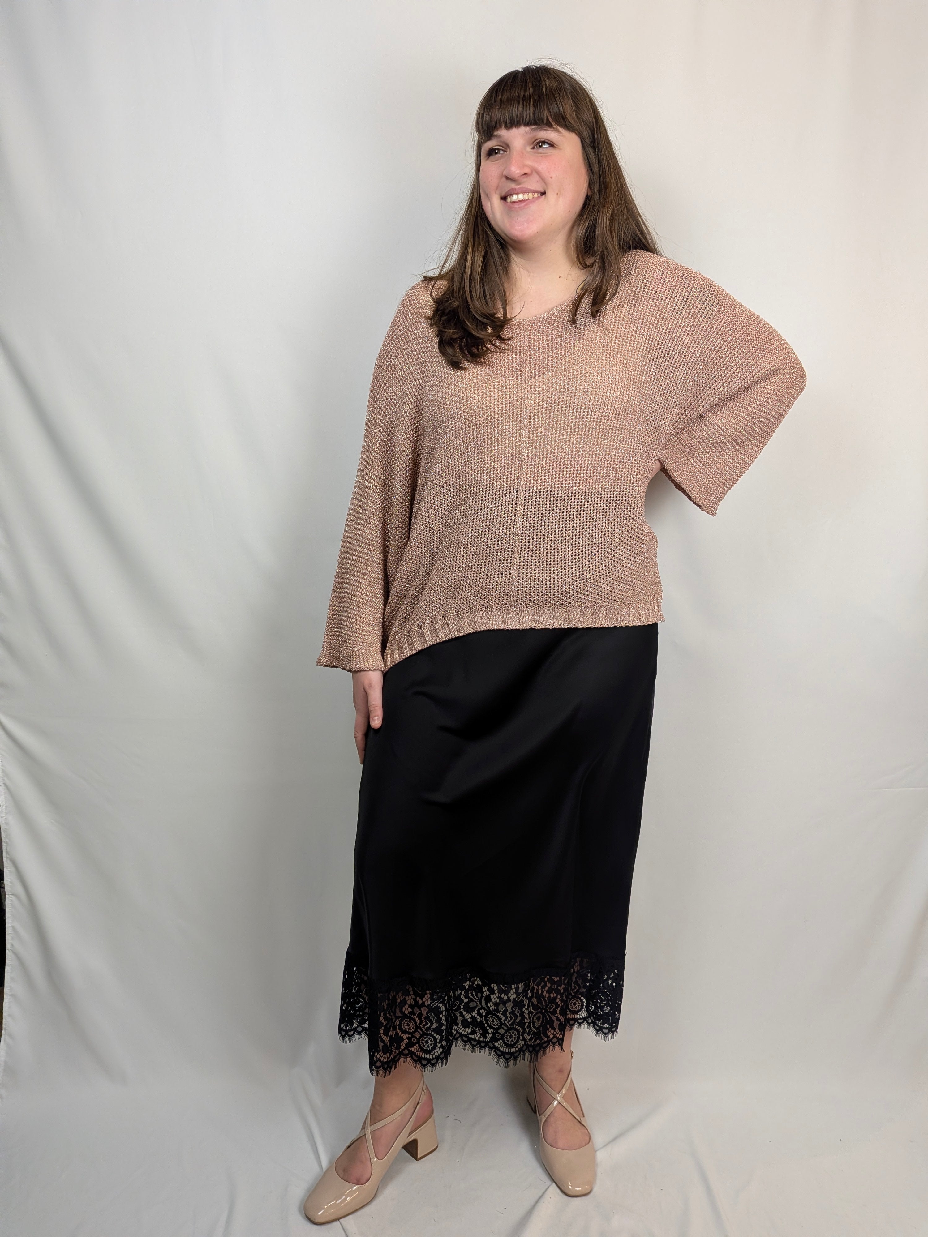 Gonna raso pizzo SUSY STAR CURVY