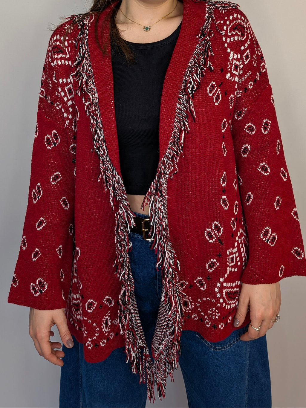 Cardigan bandana TWO WAY