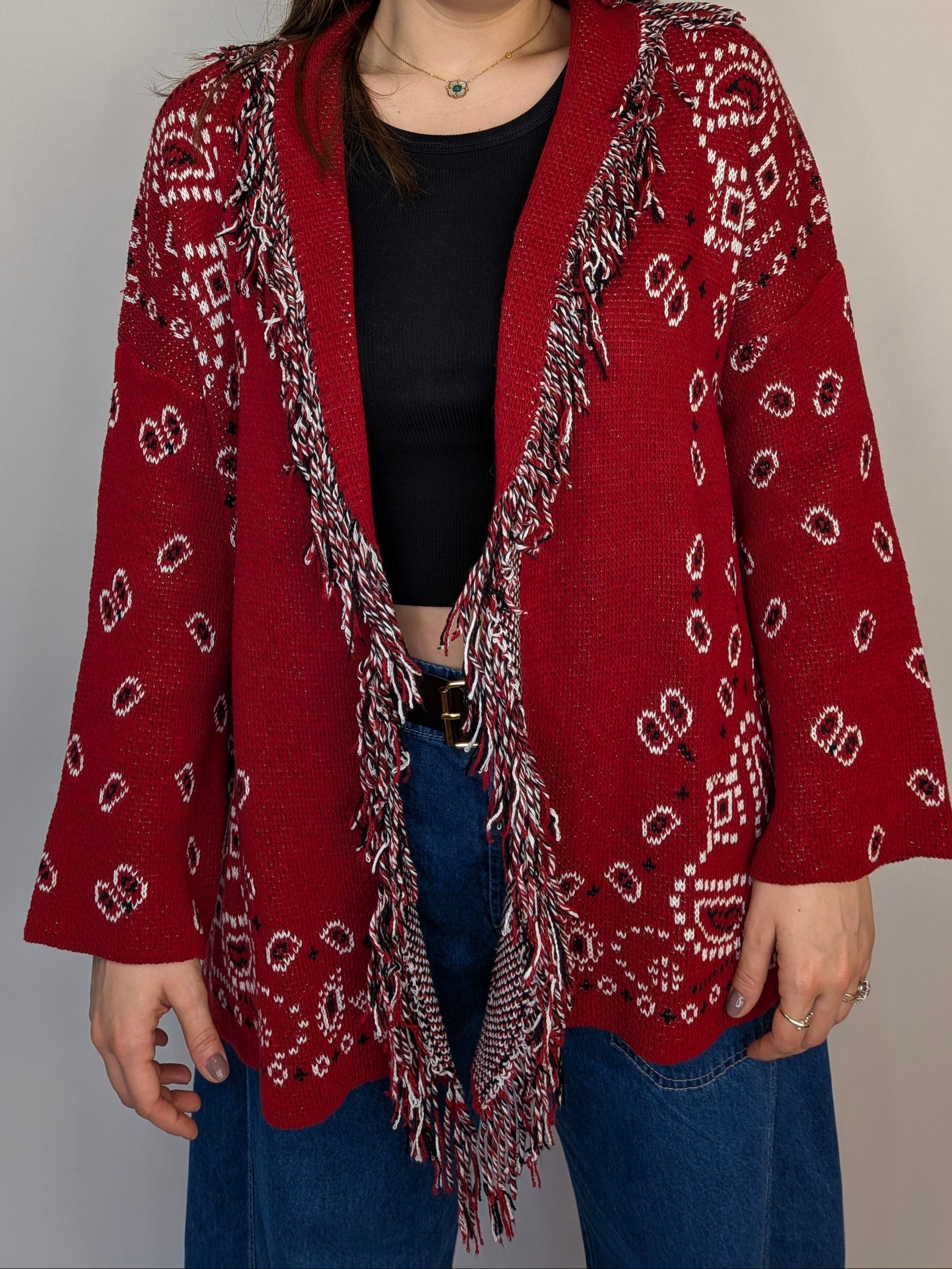 Cardigan bandana TWO WAY