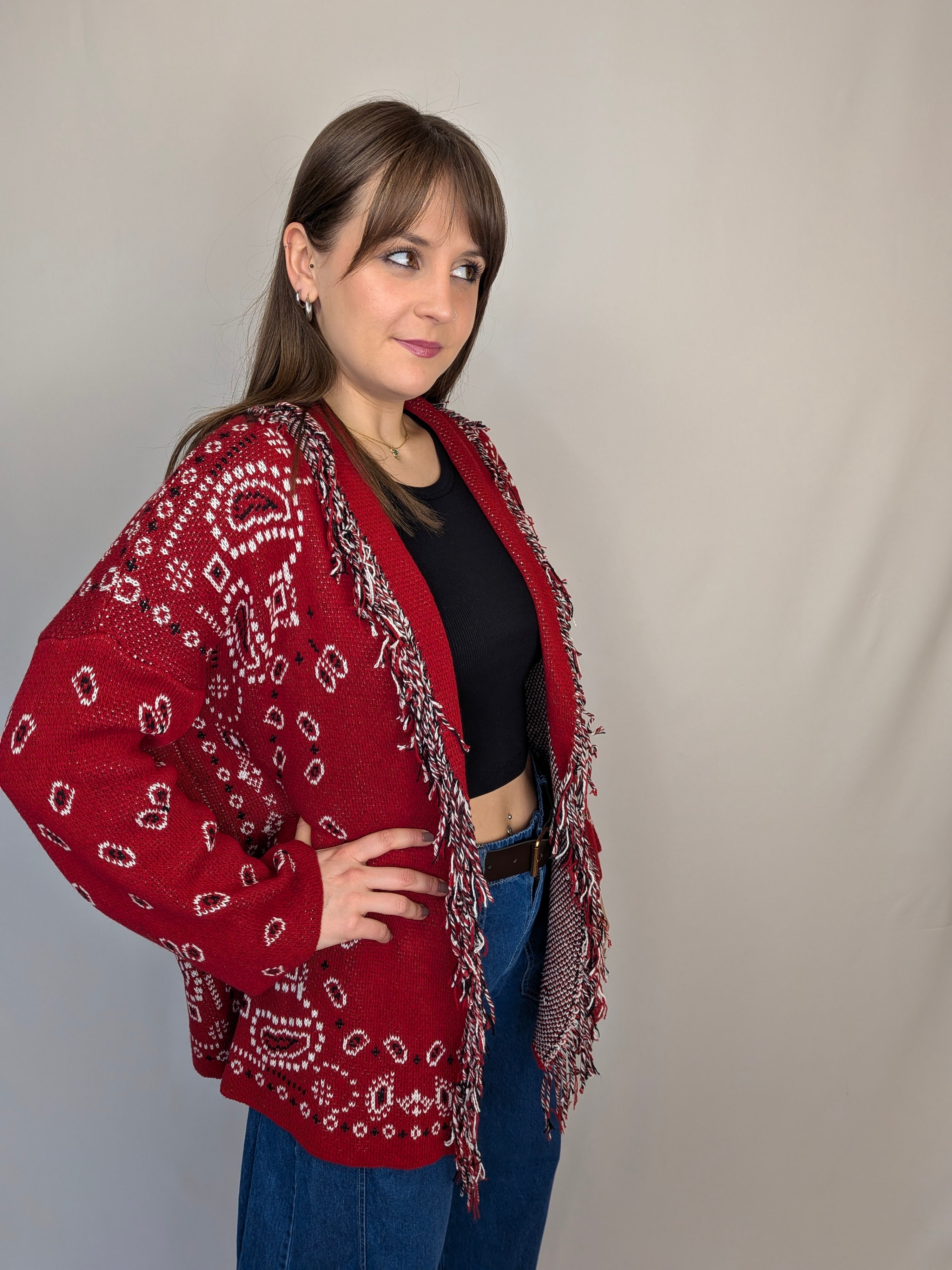 Cardigan bandana TWO WAY