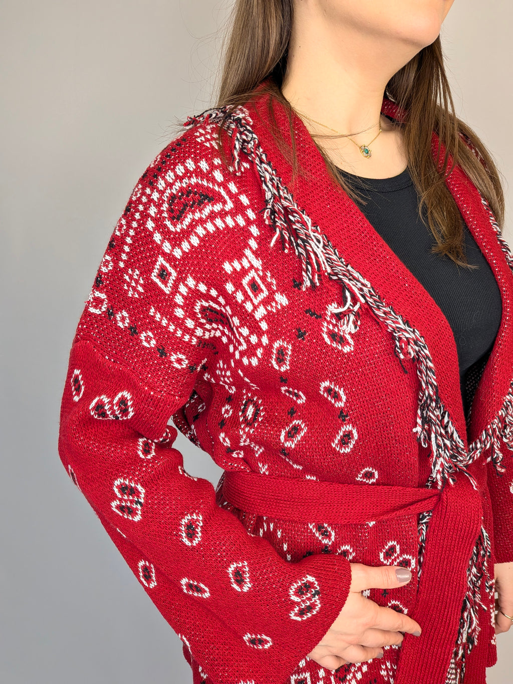 Cardigan bandana TWO WAY