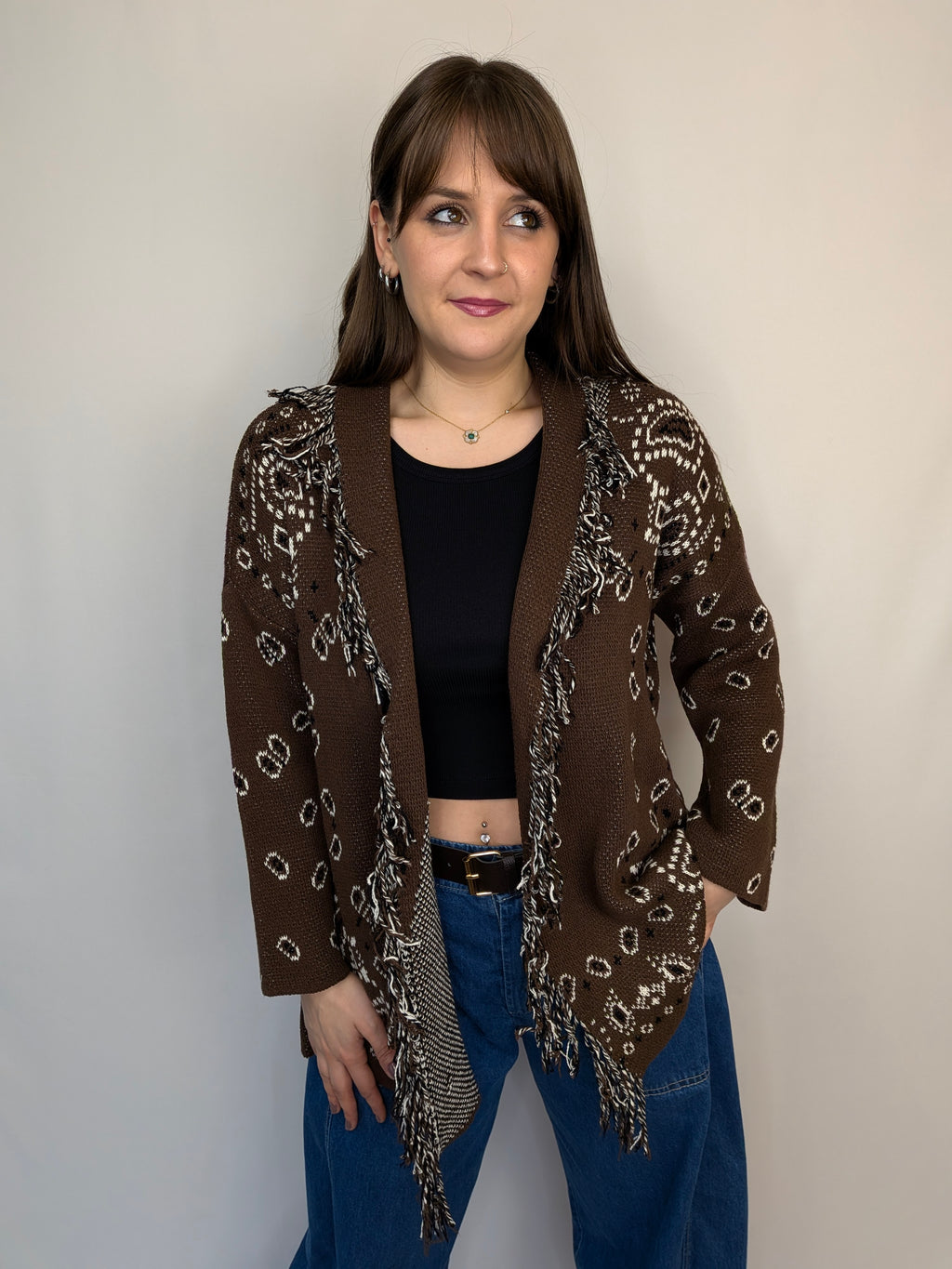 Cardigan bandana TWO WAY