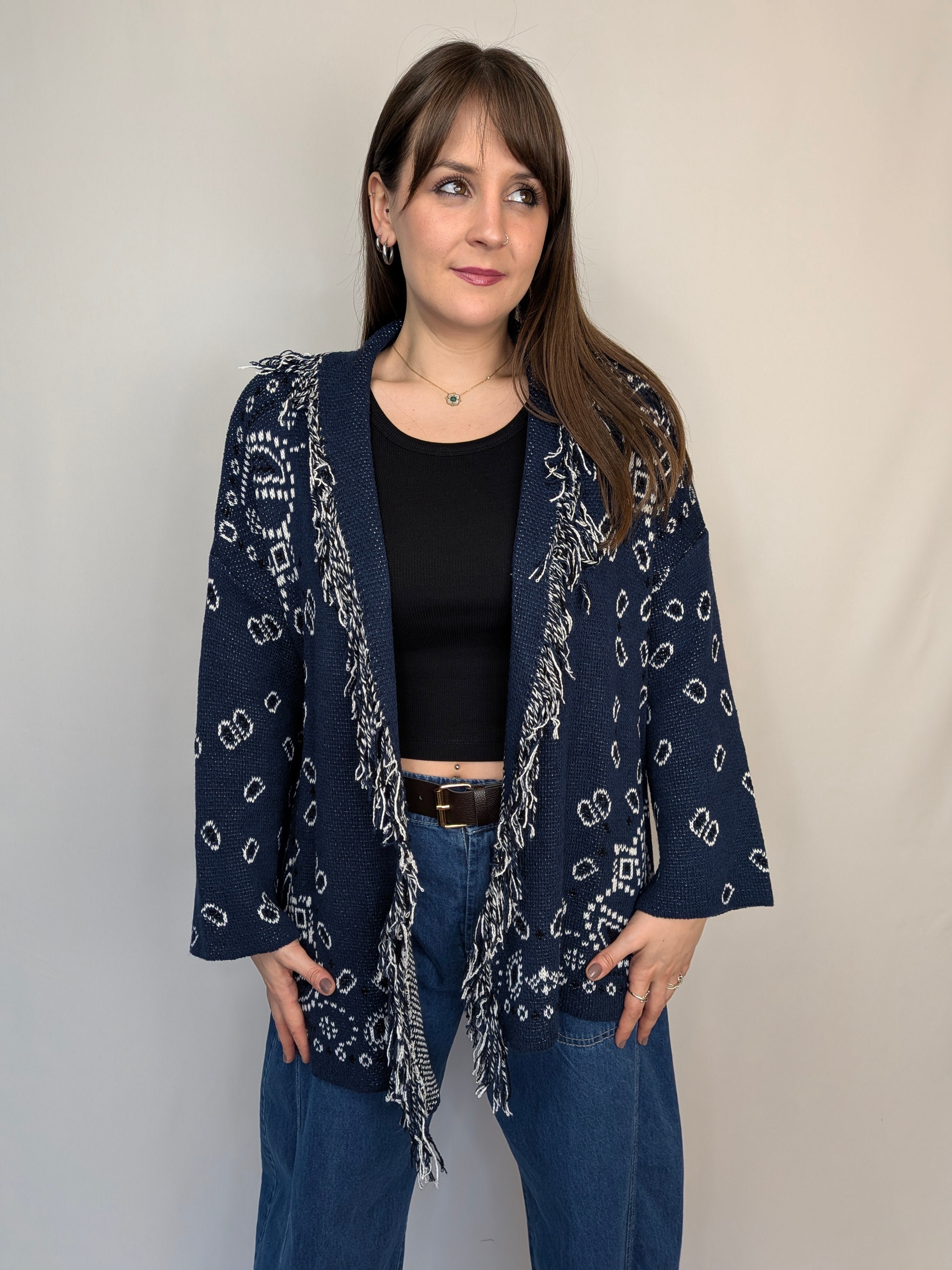 Cardigan bandana TWO WAY