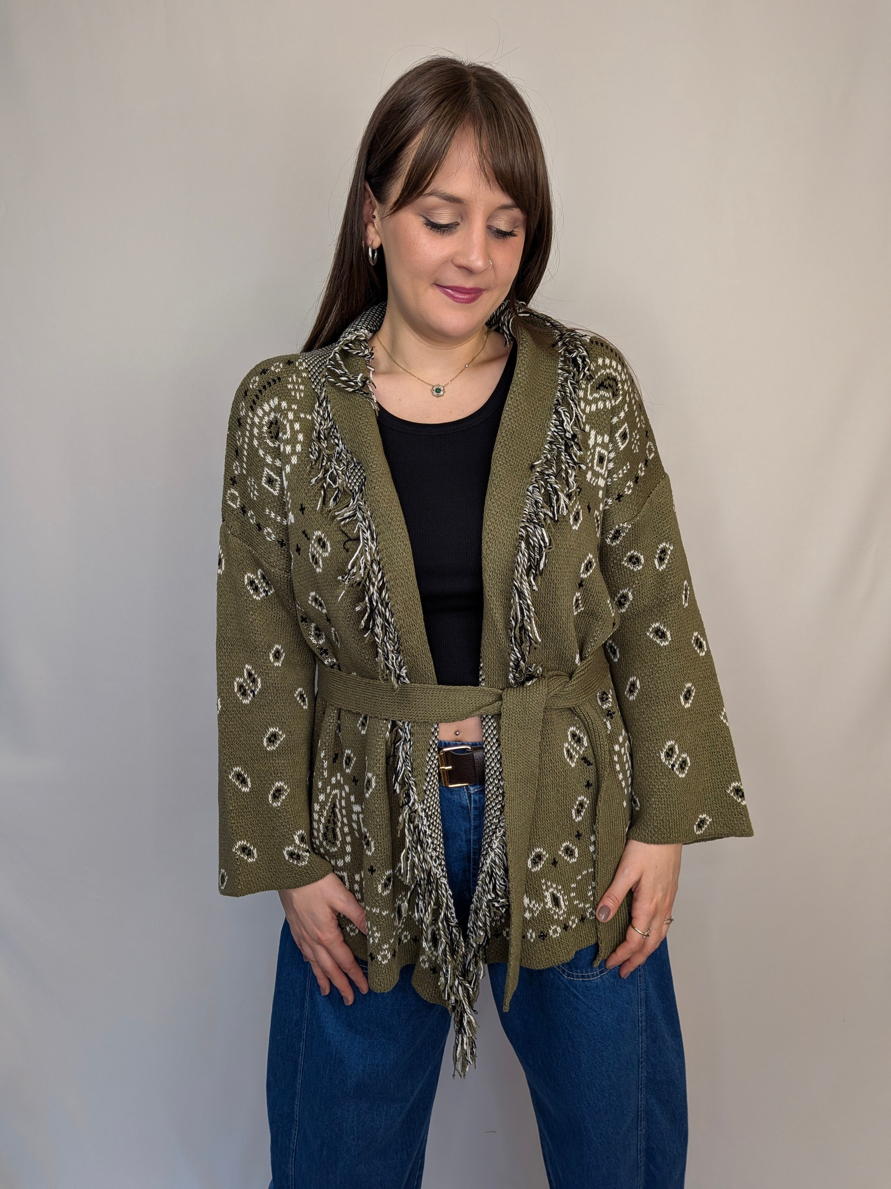 Cardigan bandana TWO WAY