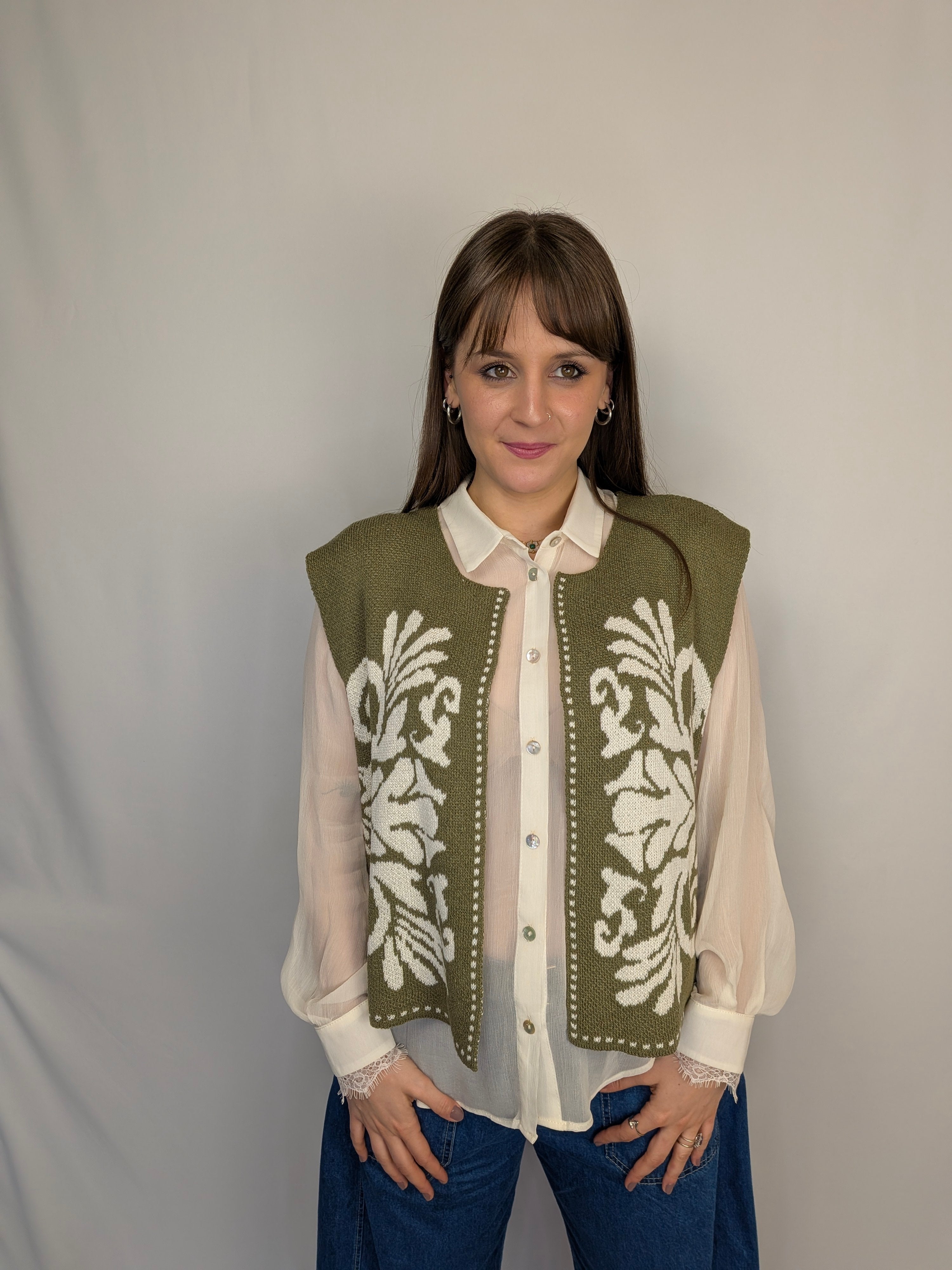 Gilet stile boho TWO WAY