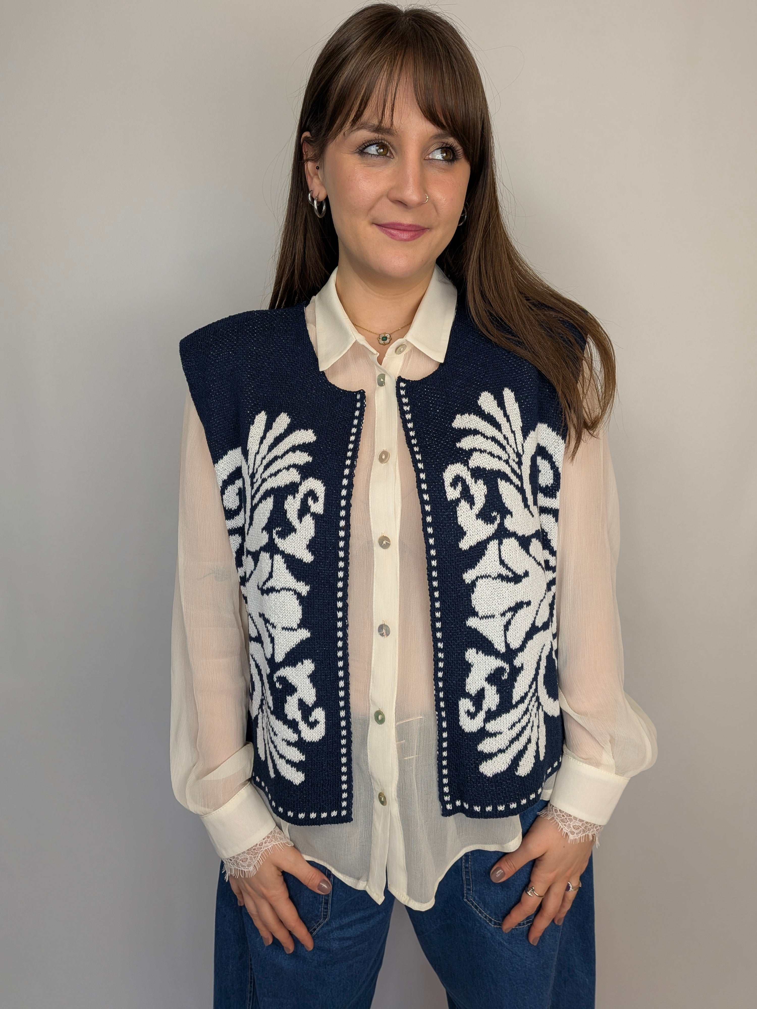Gilet stile boho TWO WAY
