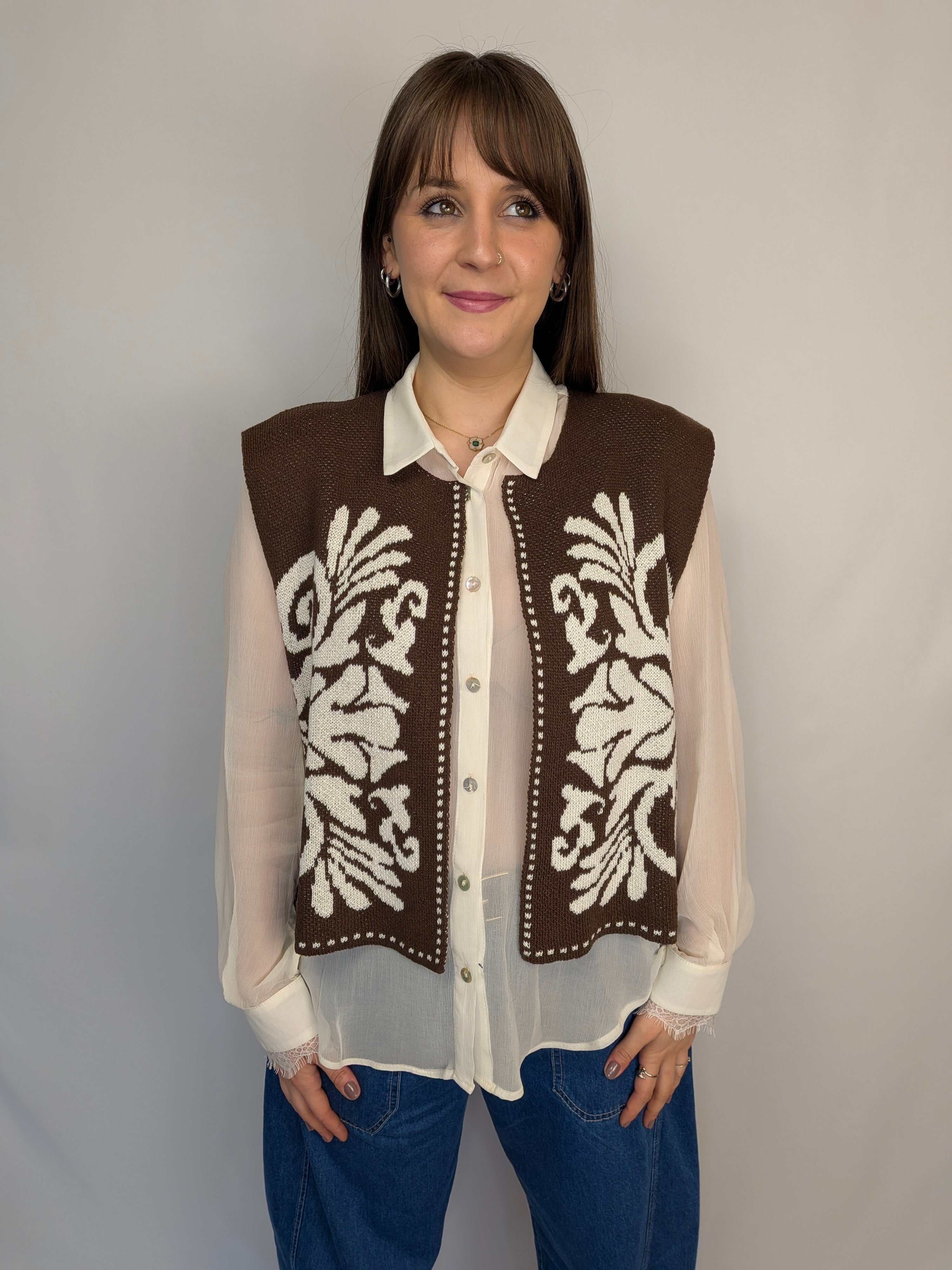 Gilet stile boho TWO WAY