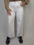Jeans orlo ricamato DA GIORGIA