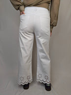 Jeans orlo ricamato DA GIORGIA