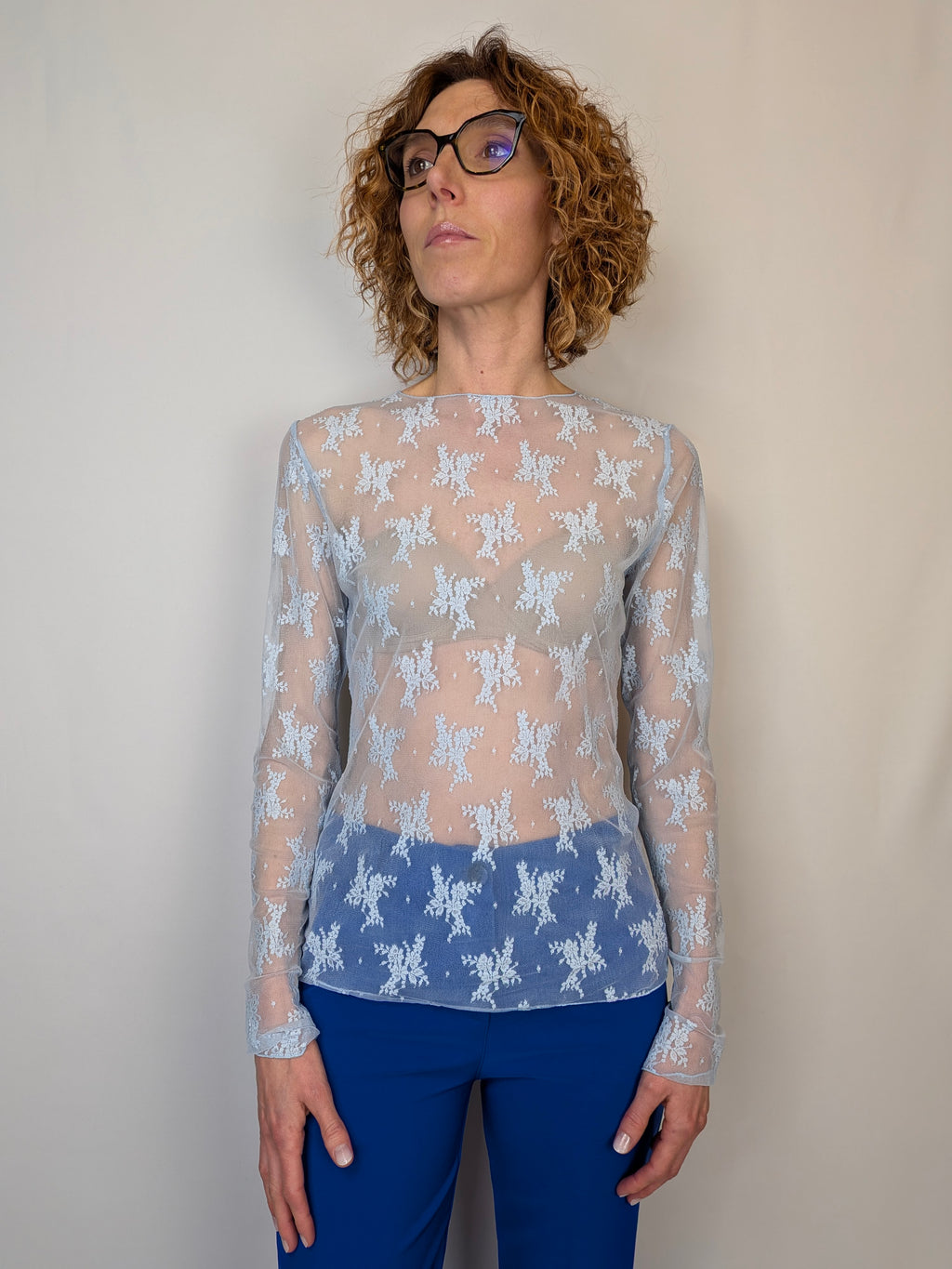 Maglia rete e pizzo SUSY MIX