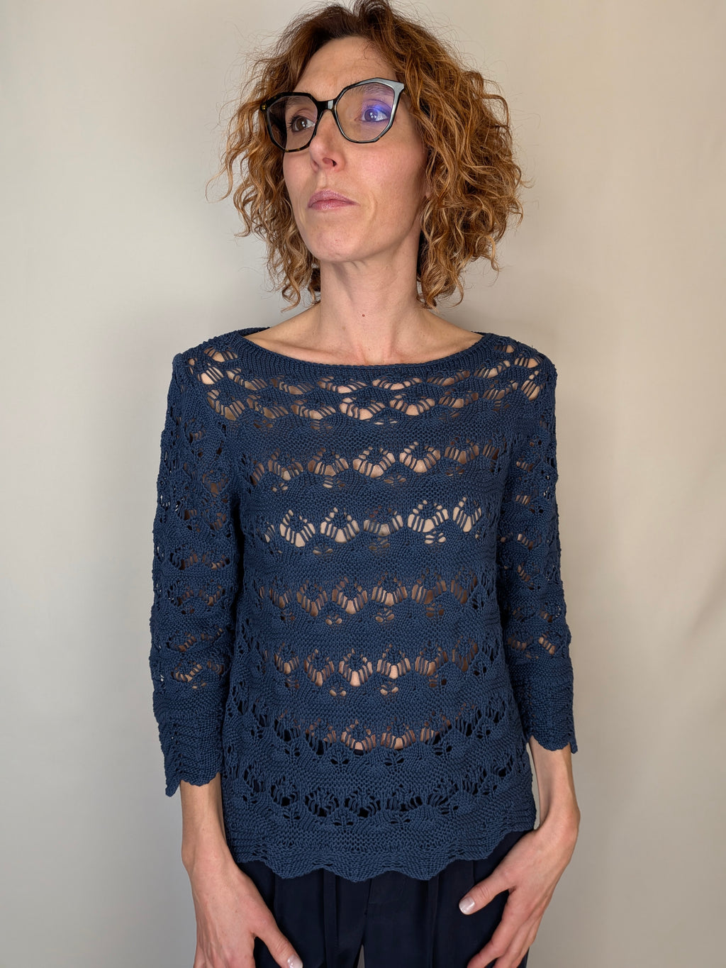 Maglia crochet MIDI