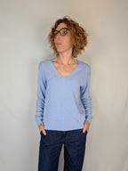 Maglia scollo v punto spugna VEROMODA