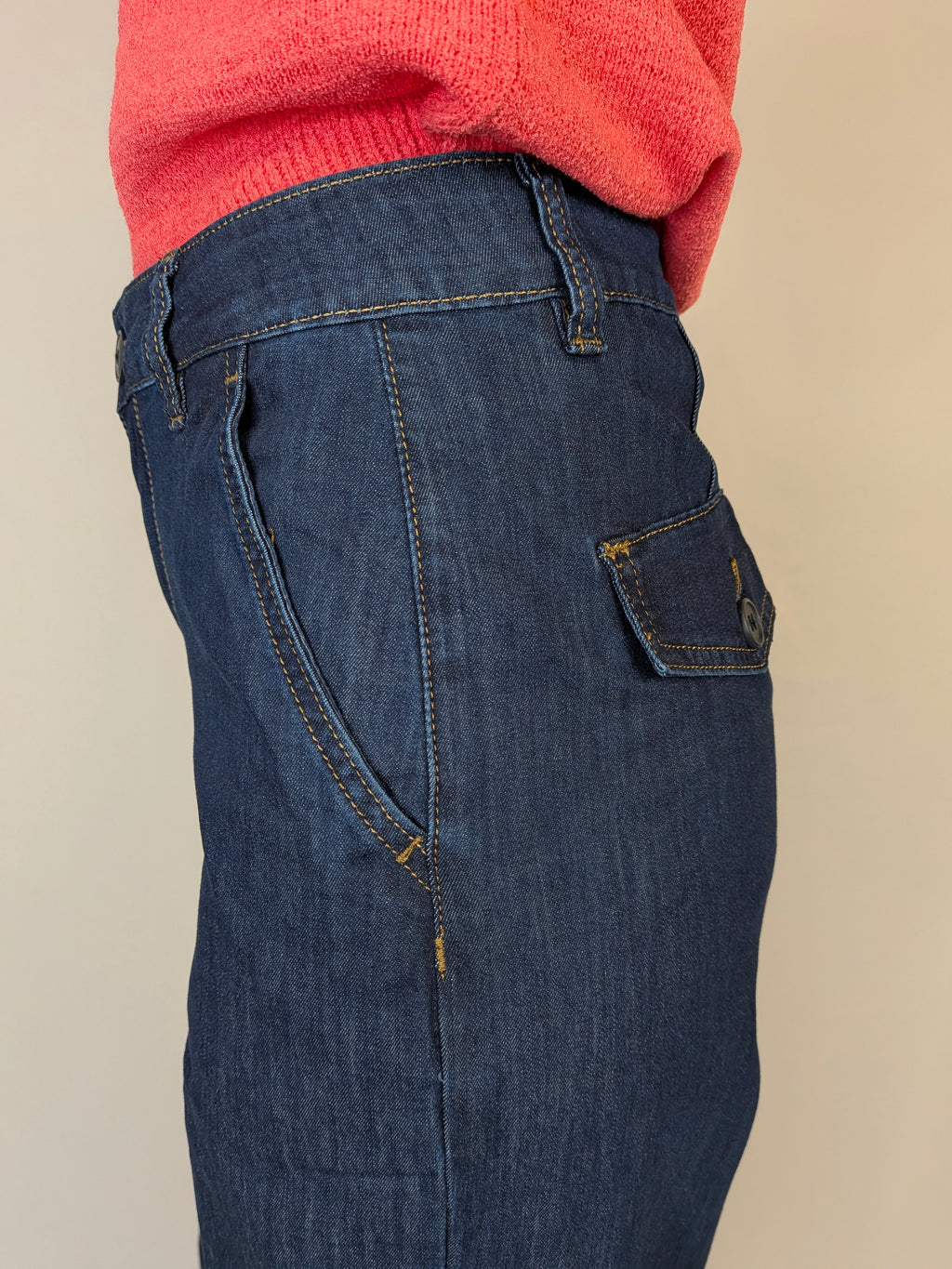 Jeans wide leg palazzo CHIARA D'ALBA