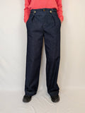 Jeans sailor pinces palazzo CHIARA D'ALBA