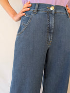 Jeans palazzo super-stretch IBER