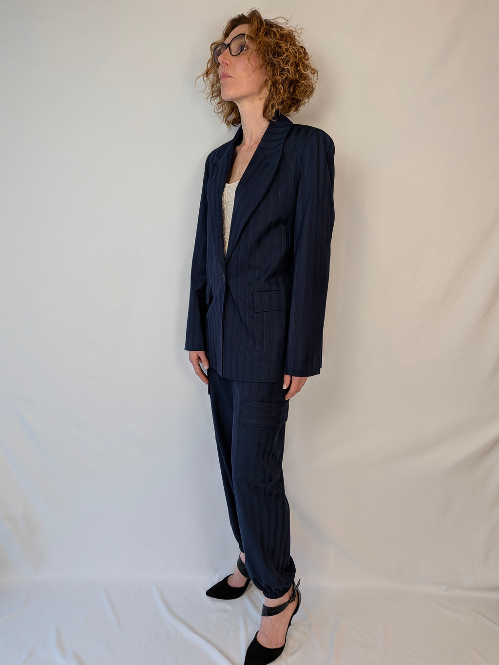 Completo gessato cargo SUSY MIX