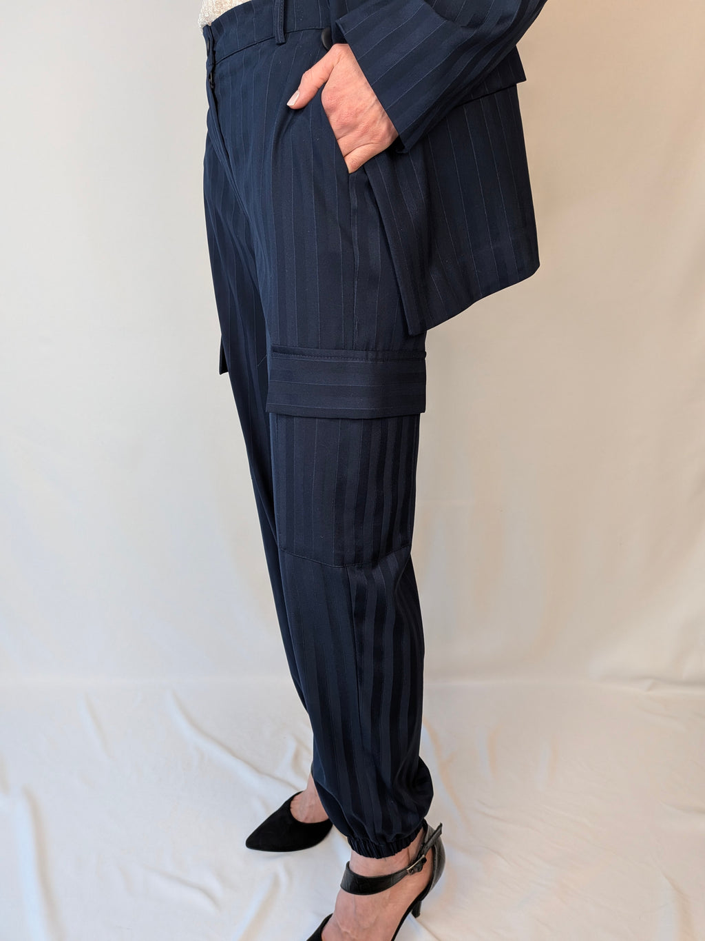 Completo gessato cargo SUSY MIX