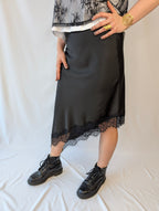 Gonna asimmetrica pizzo TWO WAY