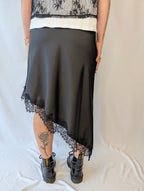 Gonna asimmetrica pizzo TWO WAY