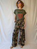 Pantalone cargo camouflage TWO WAY