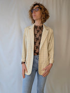 Giacca check lurex TWO WAY