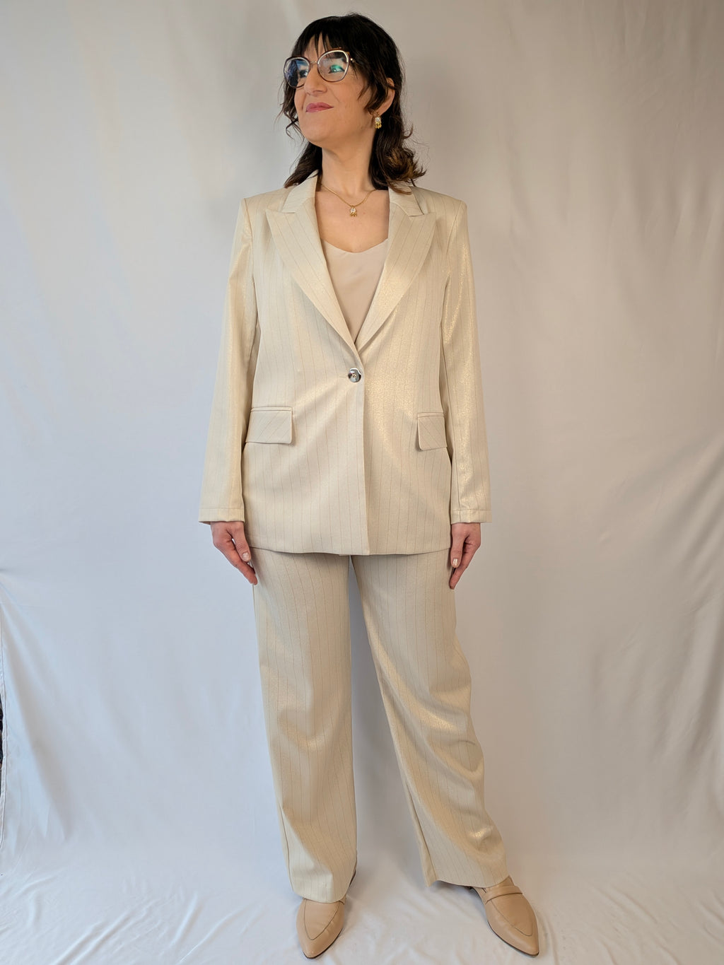 Tailleur gessato TOUJOURS FEMME