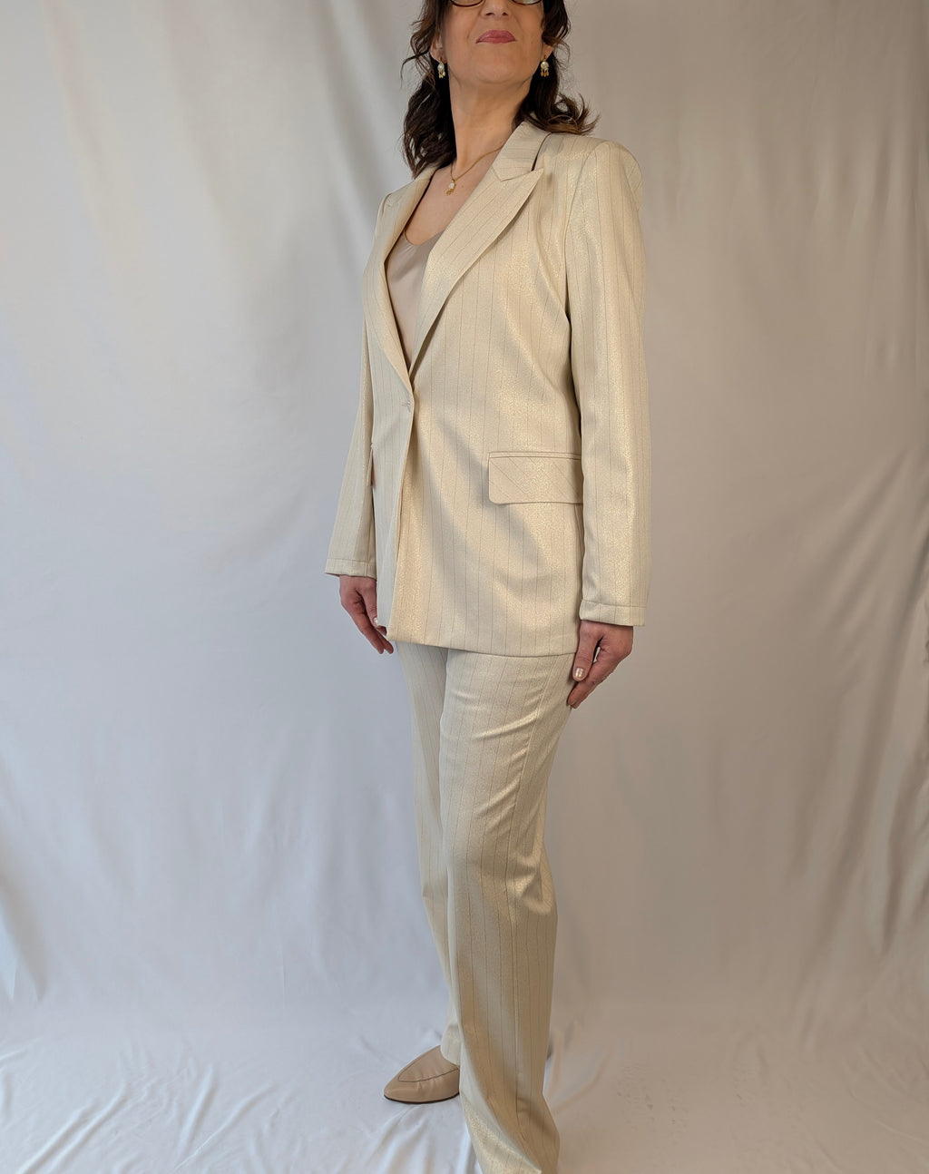 Tailleur gessato TOUJOURS FEMME