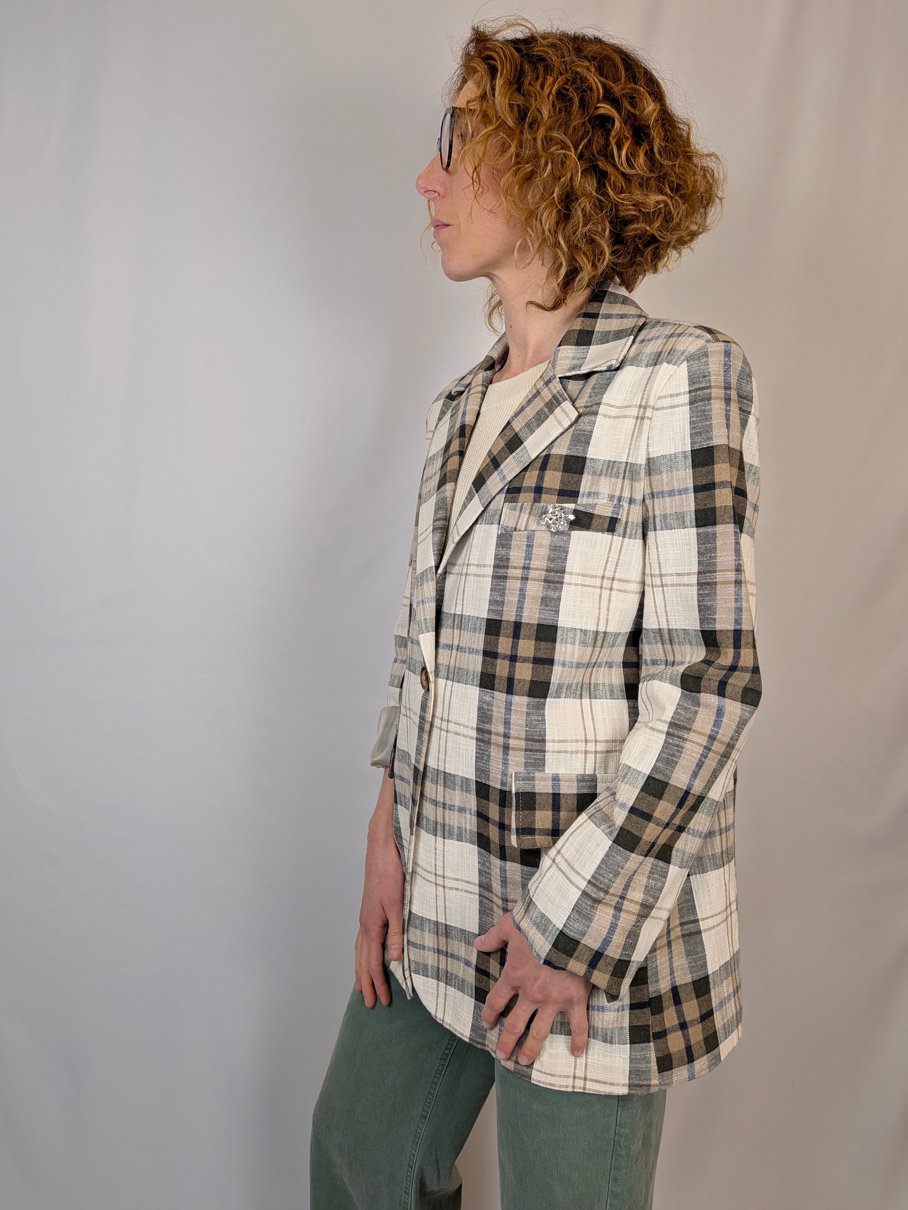 Blazer destrutturato check MYASTREET