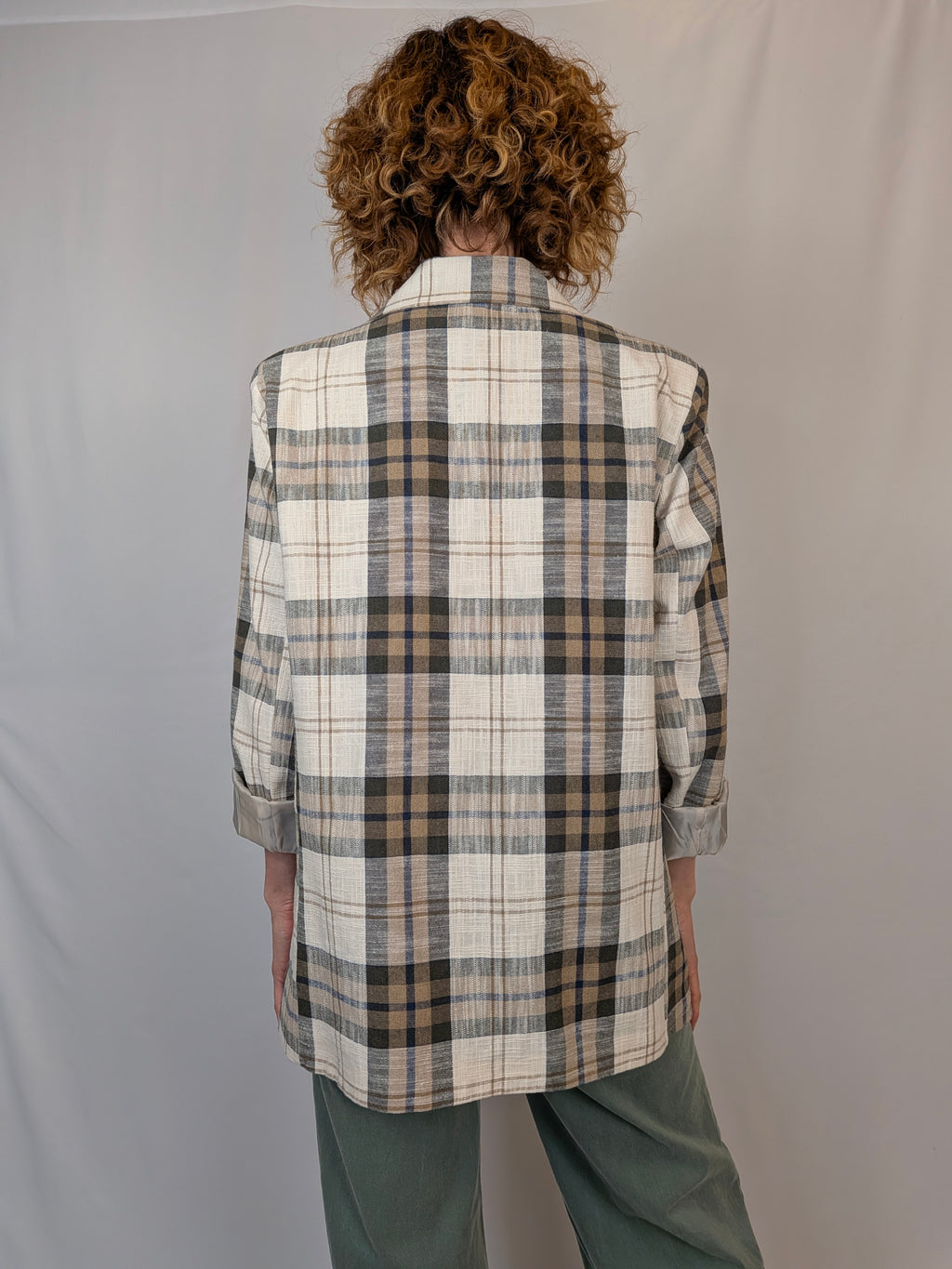 Blazer destrutturato check MYASTREET