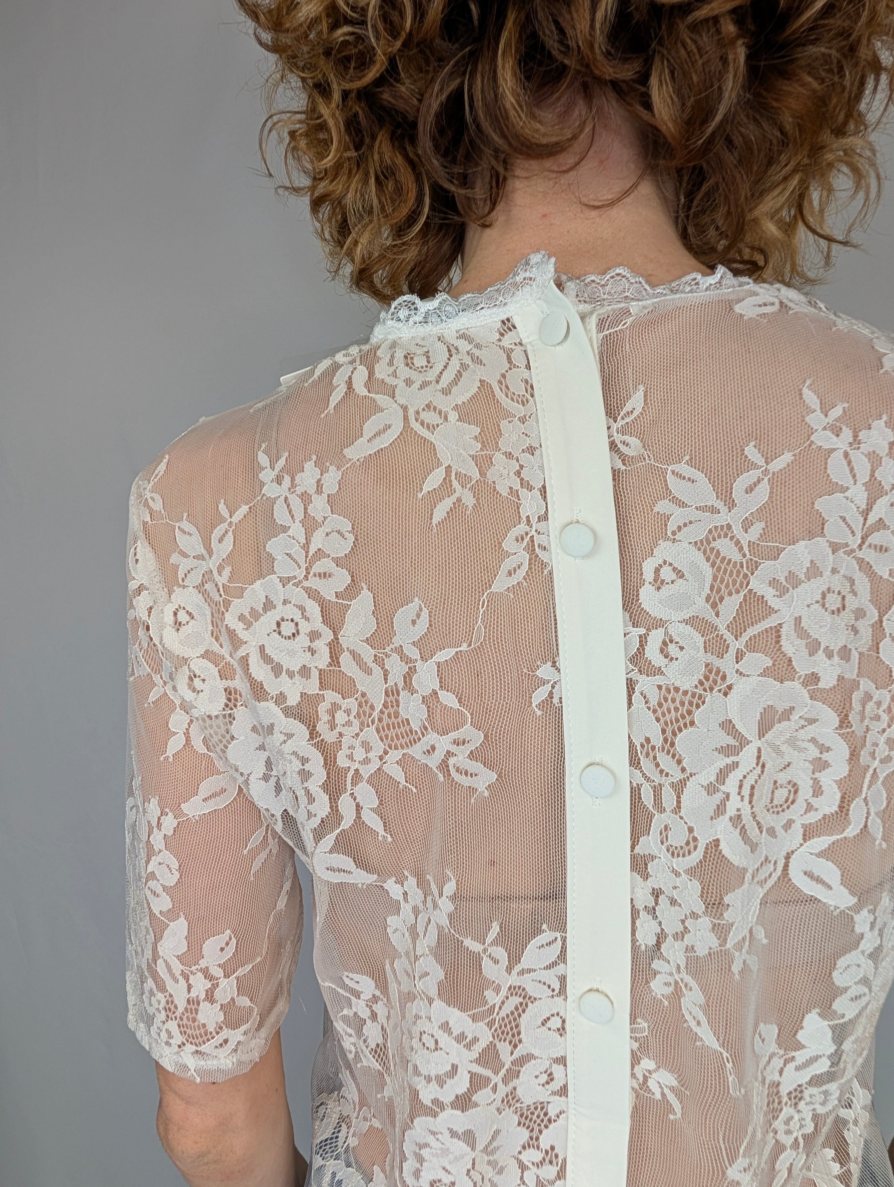 Casacca pizzo bottoncini SUSY MIX