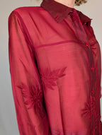Camicia fiori ricamati SUSY MIX