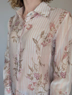 Camicia righe e fiori  SUSY MIX