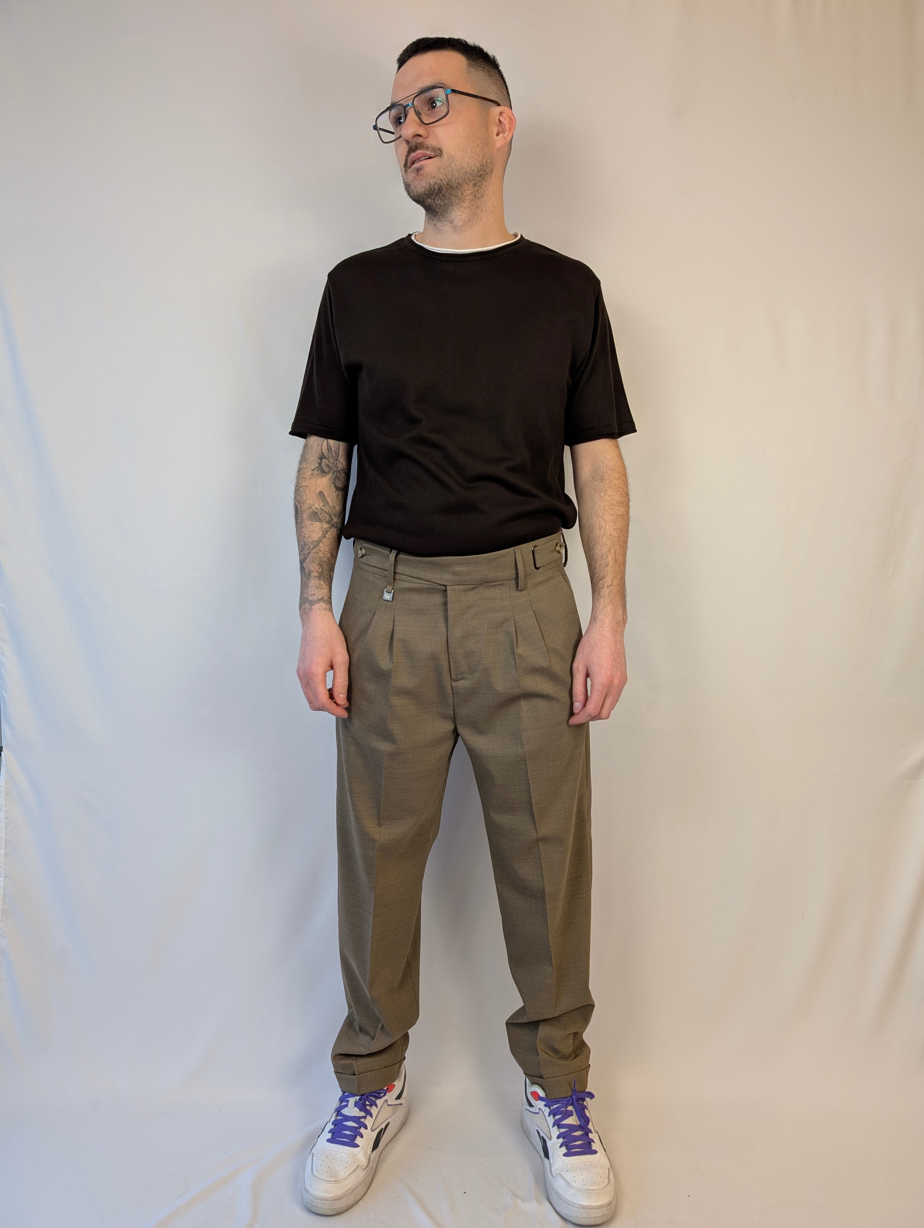 Pantalone doppia pinces WHY NOT BRAND