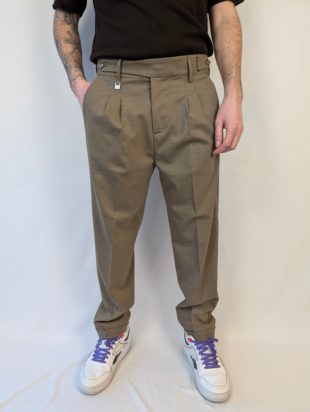 Pantalone doppia pinces WHY NOT BRAND