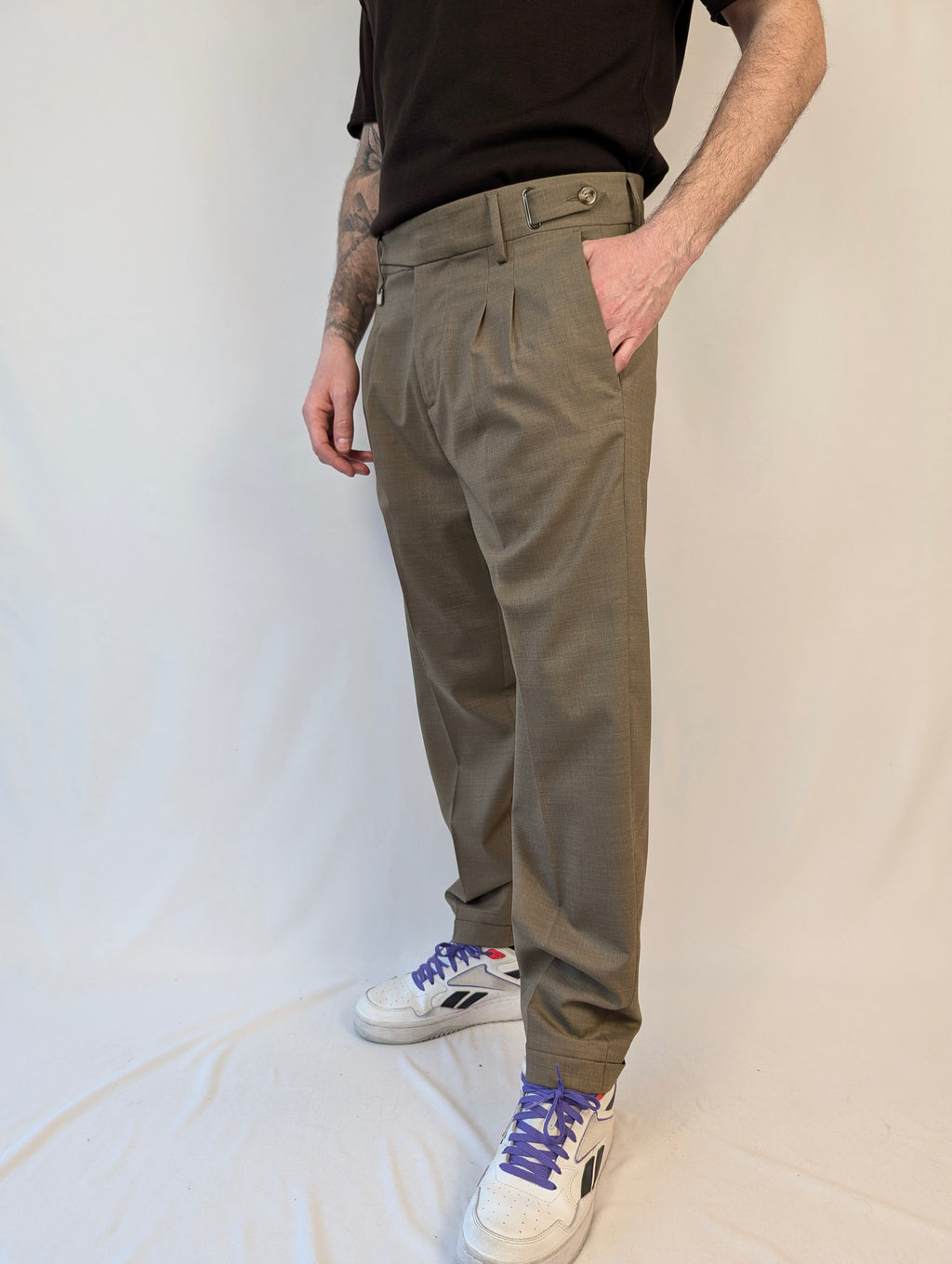 Pantalone doppia pinces WHY NOT BRAND