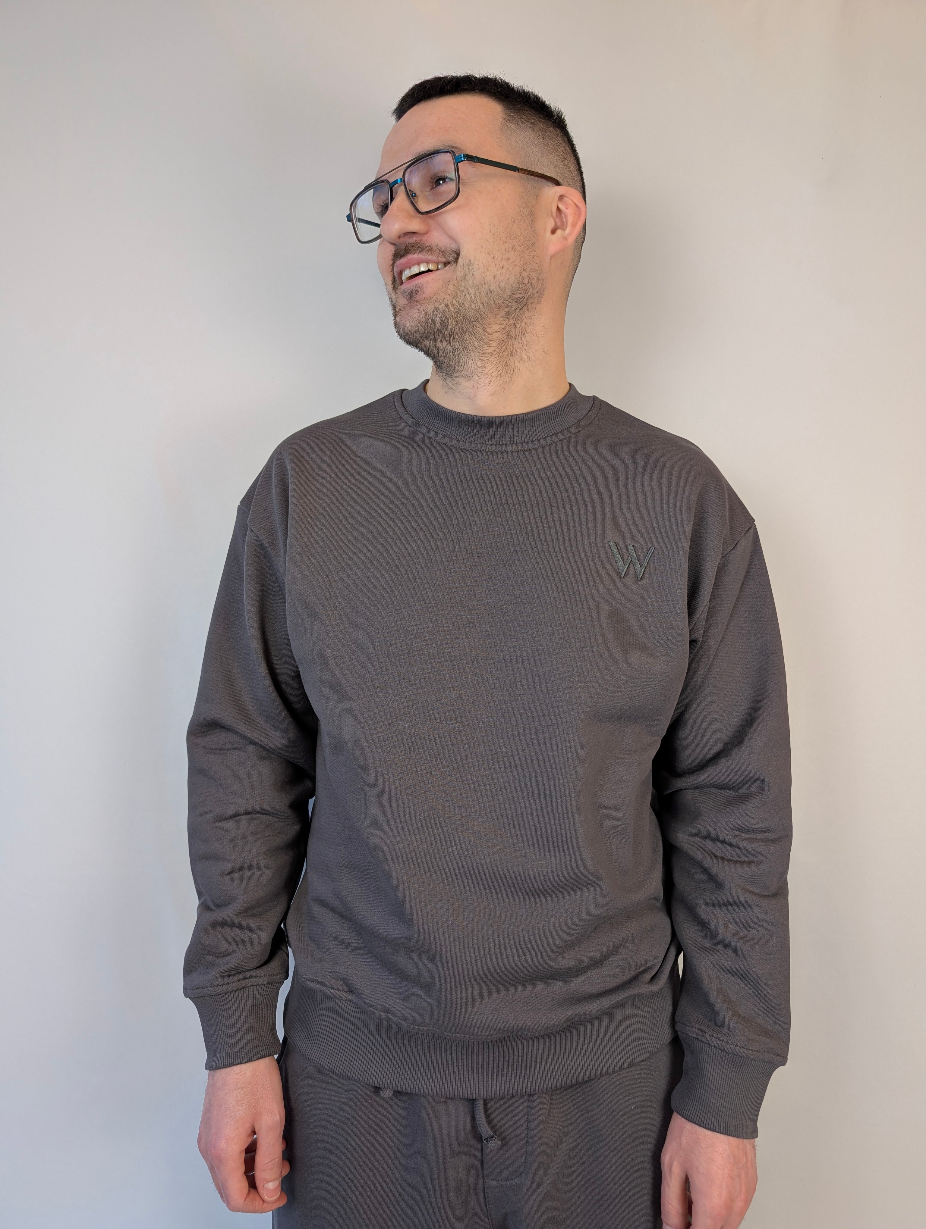 Felpa girocollo logo WHY NOT BRAND