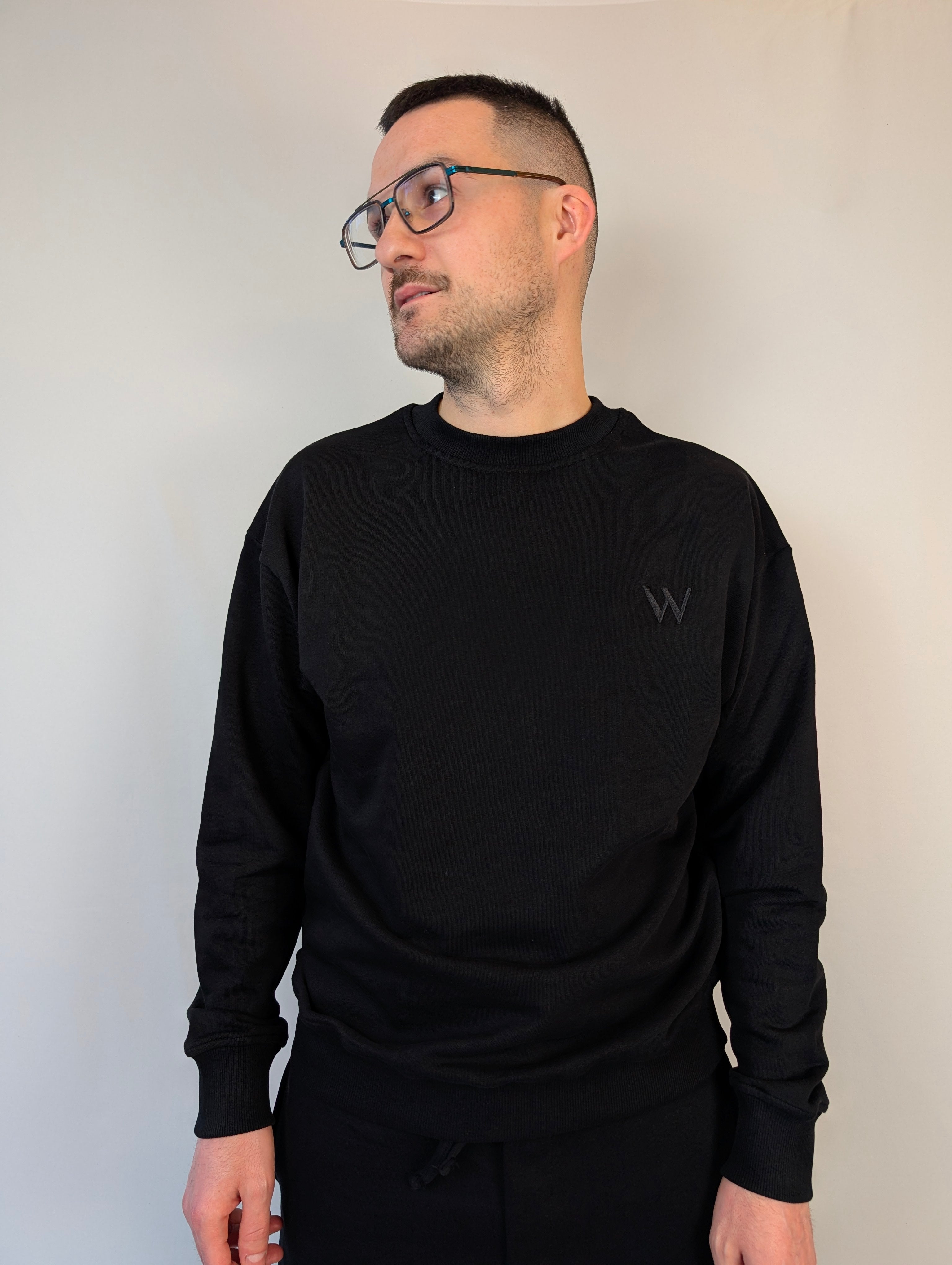 Felpa girocollo logo WHY NOT BRAND