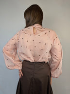 Blusa fiocco e cuori MYASTREET