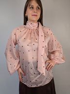 Blusa fiocco e cuori MYASTREET