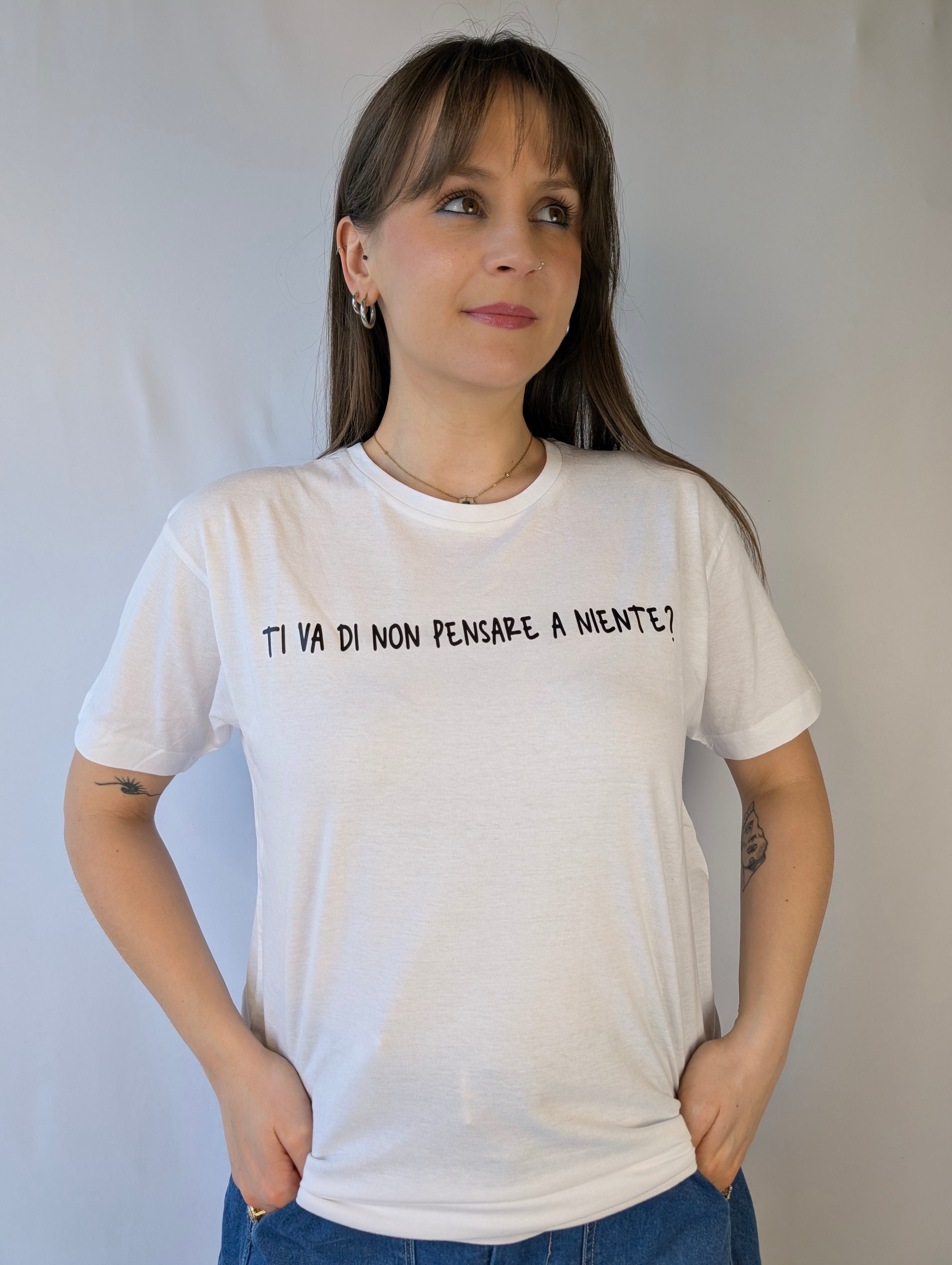 T-shirt Non pensare a niente SUSY MIX