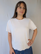 T-shirt ricamo fiori VEROMODA