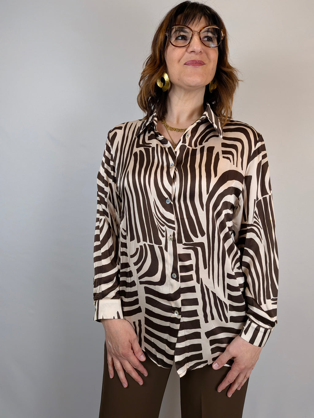 Camicia geometrica SUSY STAR