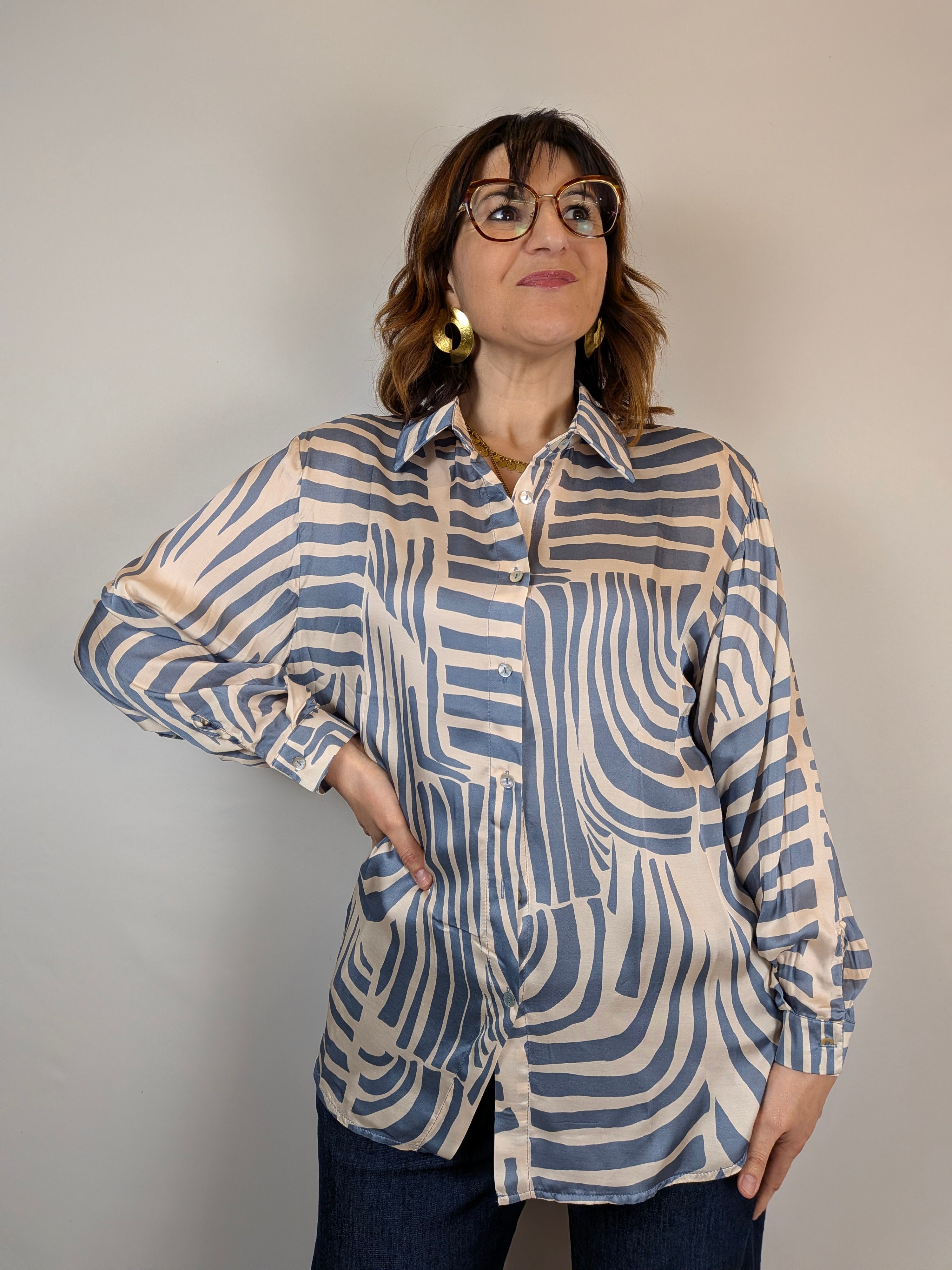 Camicia geometrica SUSY STAR