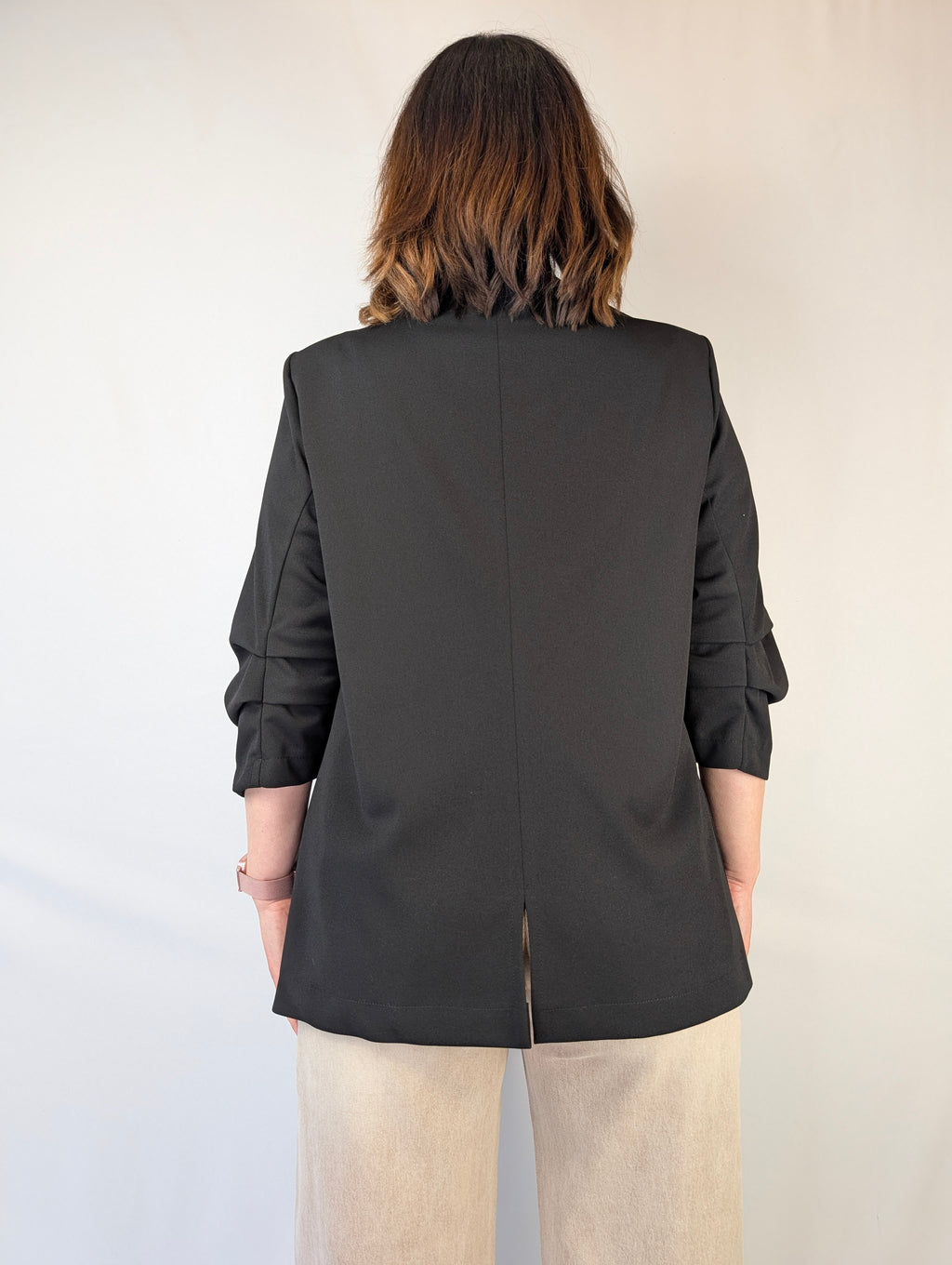 Blazer aperto manica arricciata LISA KOTT