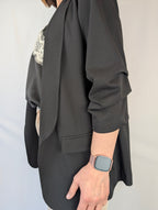 Blazer aperto manica arricciata LISA KOTT