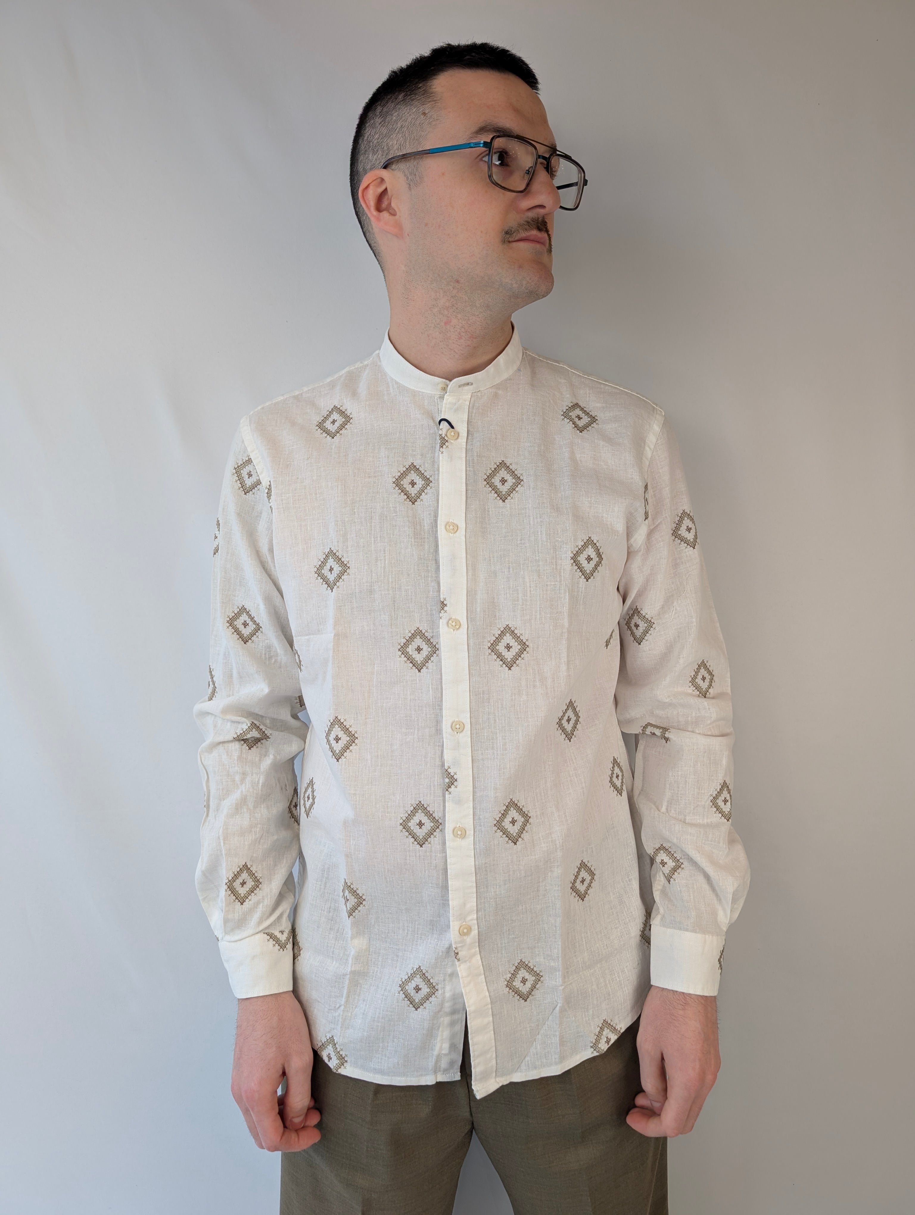 Camicia coreana boho PHILO TINTO