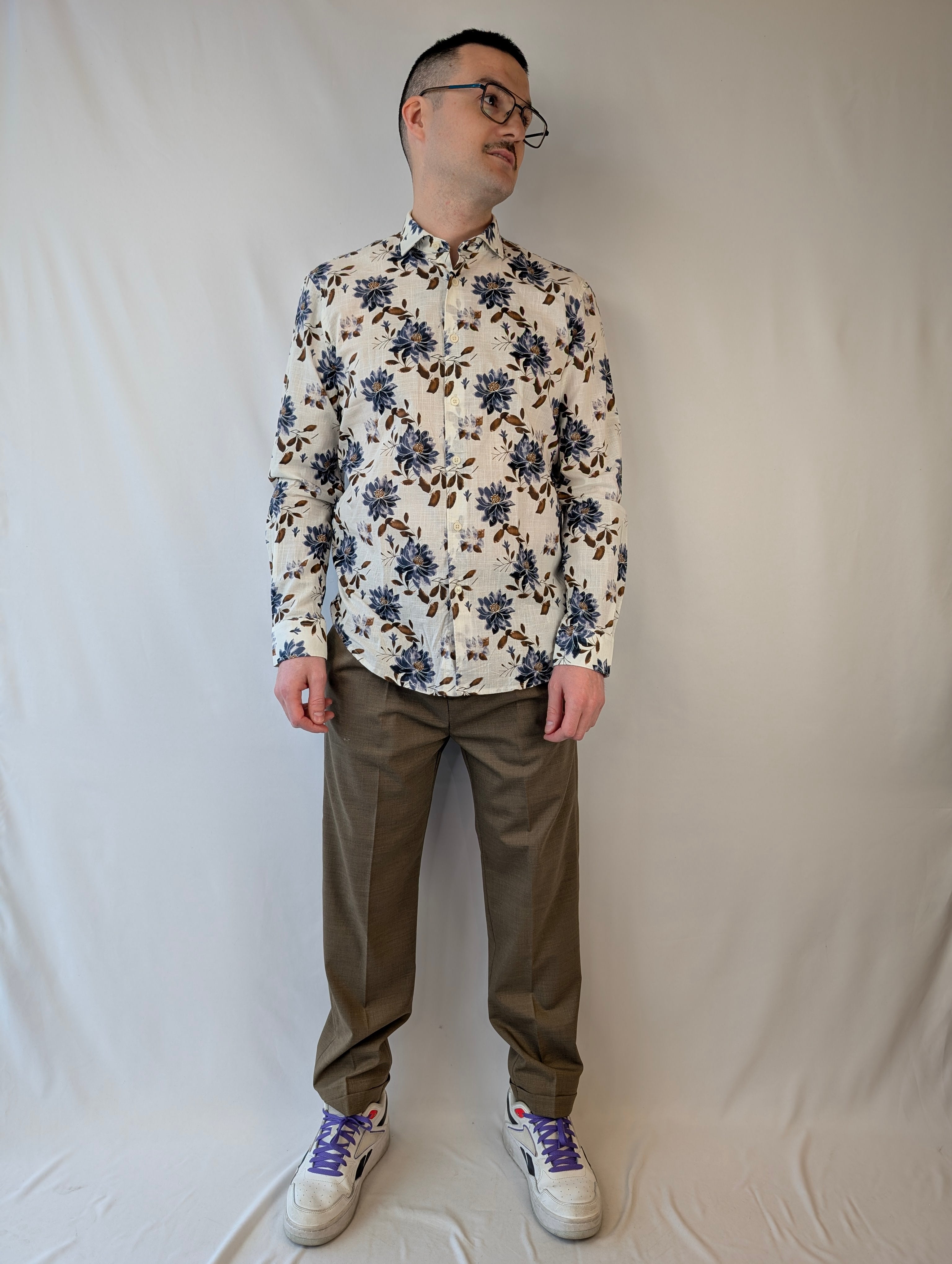 Camicia fiori PHILO TINTO