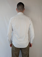 Camicia bi-stretch microfantasia PHILO TINTO