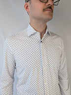 Camicia bi-stretch microfantasia PHILO TINTO