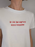 T-shirt vie del signore sono infinite MYASTREET